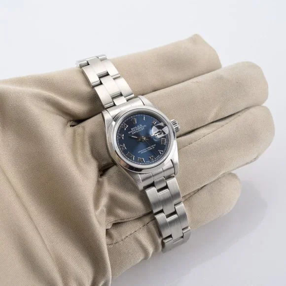 Rolex Oyster Perpetual Date 69160 Automatic Oyster Bracelet 26mm Ladies Watch - Picture 5 of 9